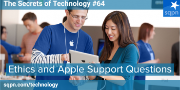 Ethics and Apple Support Questions
