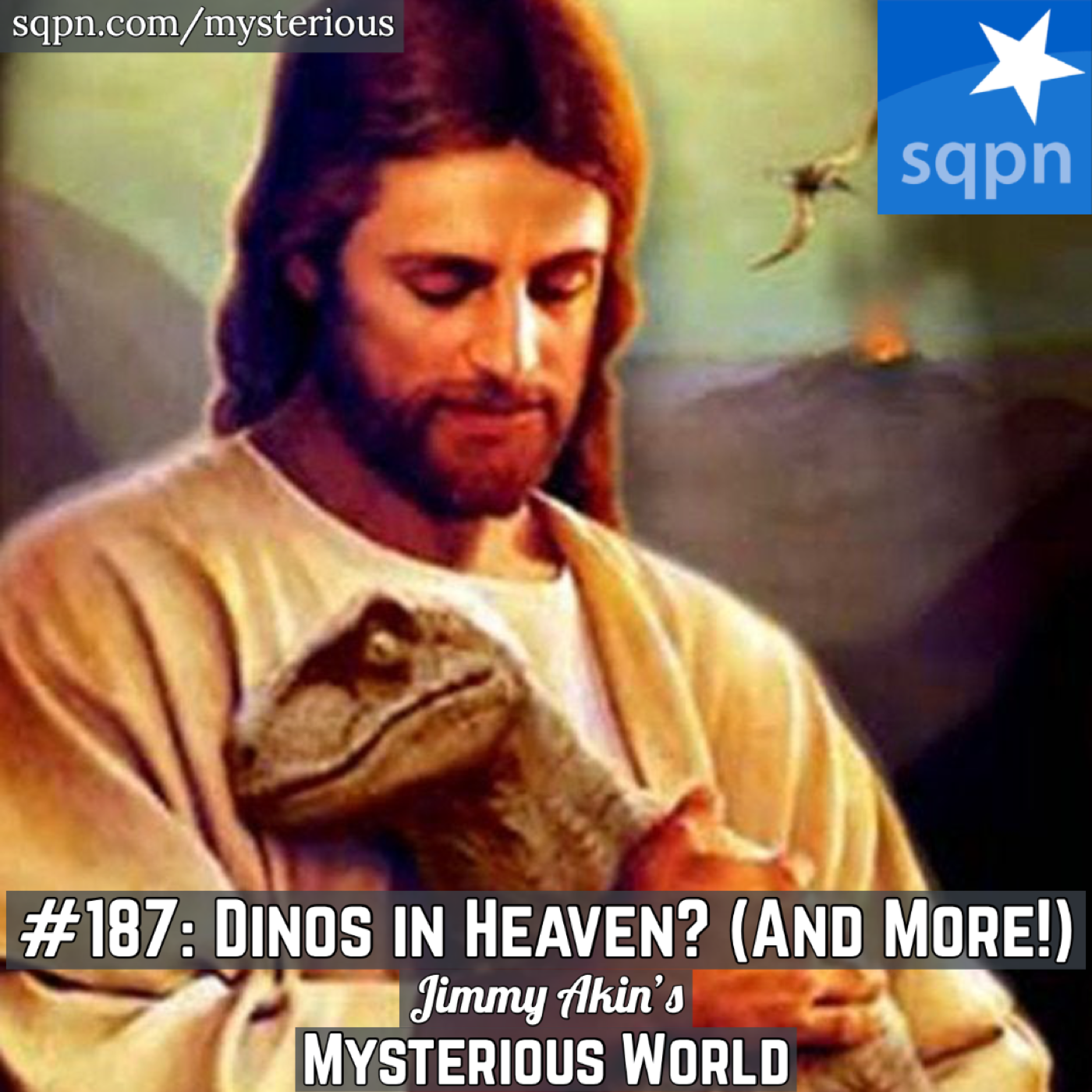 Dinos in heaven, Jesus’ DNA, lying angels, rebooted universe, marrying aliens? & More Weird Questions - podcast episode cover