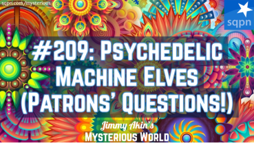 Psychedelic Machine Elves, Bible Code, Bilocation, Twin Souls, Pagan Gods, and More Patrons’ Questions