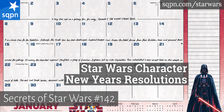 Star Wars Characters’ New Year’s resolutions
