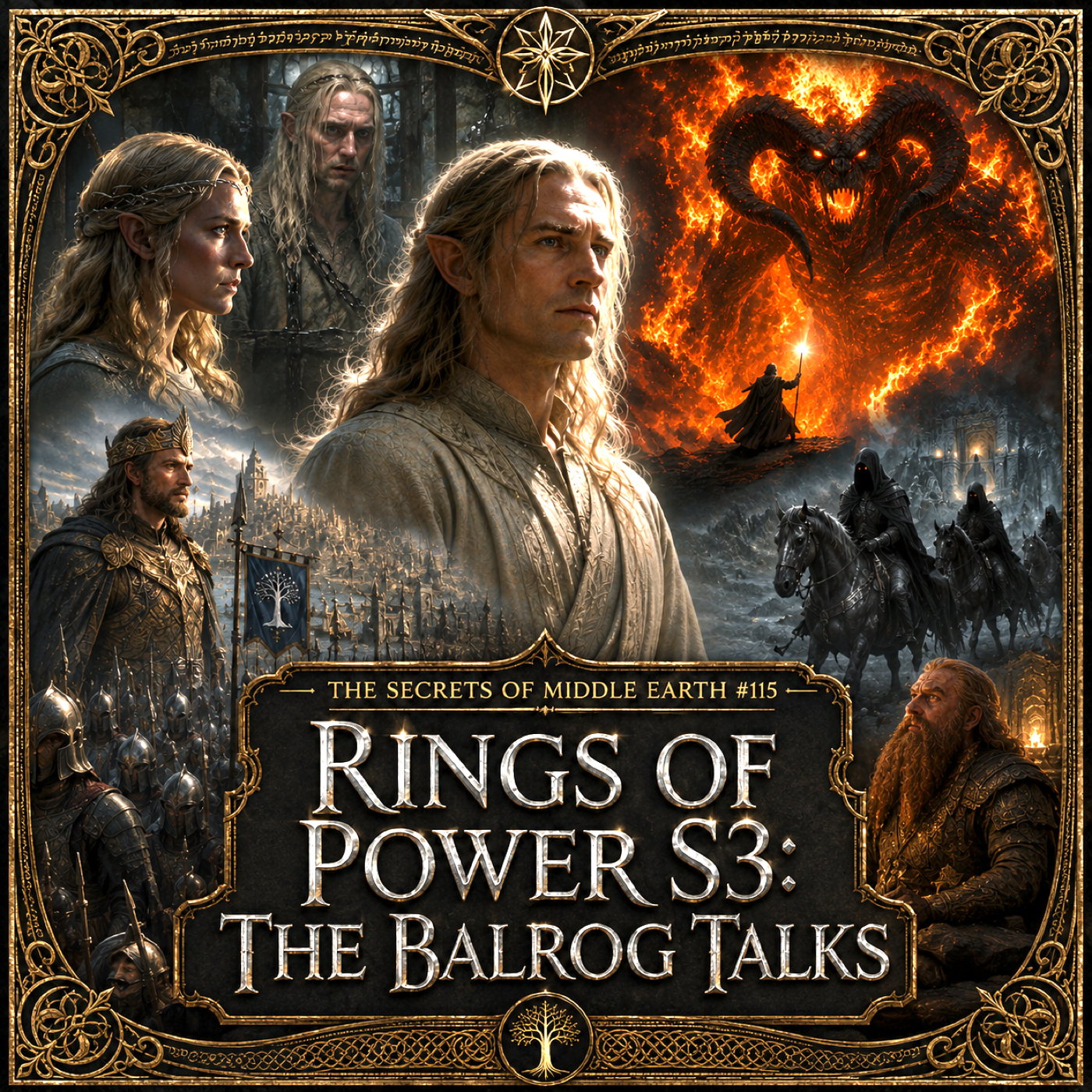 Rings of Power S3: The Balrog Talks episode artwork